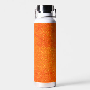 Lebhafte Orange Sparkle Edelstahlflasche Trinkflasche