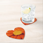 Lebhafte Orangenblume Untersetzer (Vor Ort)
