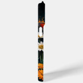 Lebhafte Orangeninsektenschmetterling-Kamille-Blum Case-Mate iPhone Hülle (Rückseite / Rechts)