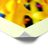 Lebhafte Paint Burst Energy Poster (Ecke)