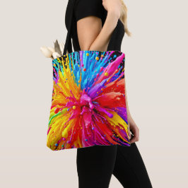 Lebhafte Paint Burst Energy Tasche