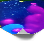 Lebhafte Paint-Spritzer: Eine fette Farbenanweisun Poster (Ecke)