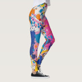 Lebhafte Paint Spritzer Leggings (Rechts)