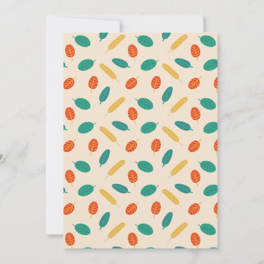 Lebhafte Party Einladung der Blumenruhestandszeit (Rückseite)