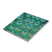 Lebhafte Peacock Feathers Fliese (Seite)