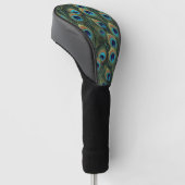 Lebhafte Peacock Feathers Golf Headcover (angewinkelt)