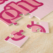 Lebhafte Pink Merry und helle Weihnachten Puzzle (Seite)