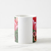 lebhafte Pink Tulpe Blume Foto - Tee-Kaffee-Tasse Kaffeetasse (Mittel)
