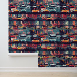 Lebhafte Portraittapete für Automobil-Fans Tapete