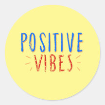 Lebhafte Positive Vibes Typografie