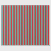 Lebhafte Postkasten-Mermaid-Streifen Geschenkpapier (Flach)