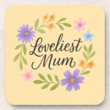 Lebhafte Print Drink Coasters