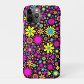 Lebhafte psychedelische Blume in Bloom-67566 Case-Mate iPhone Hülle (Rückseite)