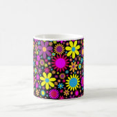 Lebhafte psychedelische Blume in Bloom-67566 Kaffeetasse (Mittel)