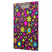 Lebhafte psychedelische Blume in Bloom-67566 Klemmbrett (Links)