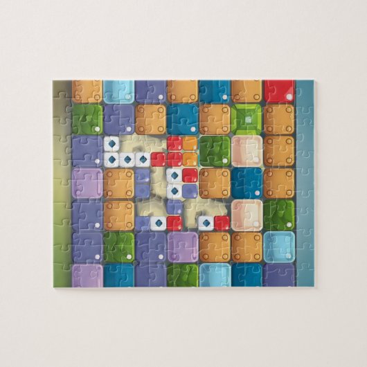 Lebhafte Puzzle Game Art - farbenfrohe Puzzle D (Horizontal)