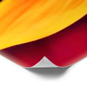 Lebhafte Rainbow-Blume Abstrakt Poster (Ecke)