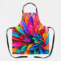 Lebhafte Rainbow-Blume Abstrakt