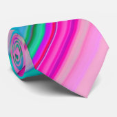 Lebhafte Rainbow-Farben Streifen Muster-21056 Krawatte (Gerollt)