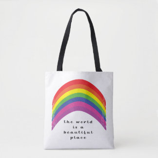 Lebhafte Rainbow Tote Bag Tasche