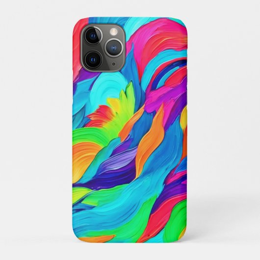 Lebhafte Rainbow-Wirbel Abstrakt Art Case-Mate iPhone Hülle (Rückseite)