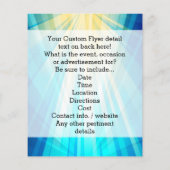 Lebhafte Rays Custom Cleaning Service Business Flyer (Hinten)