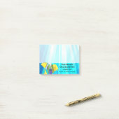 Lebhafte Rays Custom Cleaning Service Business Post-it Klebezettel (Auf Schreibtisch)