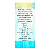 Lebhafte Rays Custom Cleaning Service Business Werbekarte (Hinten)