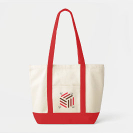 Lebhafte Red Tote Bag | Bienenzucht-Inspiriertes D Tragetasche