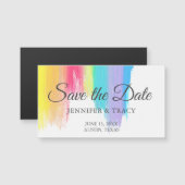 Lebhafte Regenbogenfarbe Zeitschrift speichern Magnetkarte (Vorne/Hinten)