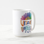 Lebhafte Regenbogenhandschrift: Ich brauche Vitami Kaffeetasse (VorderseiteRechts)