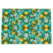 Lebhafte Retro Citrus Medley Weihnachten Große Geschenktüte (Vorderseite)