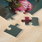 Lebhafte rosa Chrysanthemum-Blume Puzzle (Seite)