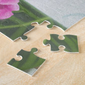 Lebhafte, rosa, mit Ölgemälden versehene Wirkung Puzzle (Seite)