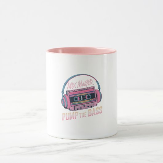 Lebhafte rosa Mix-Master-Tasse Tasse (Zentrum)