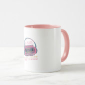 Lebhafte rosa Mix-Master-Tasse Tasse (VorderseiteRechts)