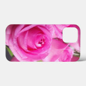Lebhafte rosa Rosen Case-Mate iPhone Hülle (Rückseite (Horizontal))
