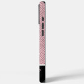 Lebhafte, rosa Snakeskin-Textur Case-Mate iPhone Hülle (Rückseite / Links)