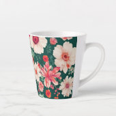 Lebhafte, rosa und zarte weiße Blume Milchtasse (Rechts)