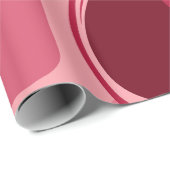 Lebhafte, rosa Wirbel der Leidenschaft Geschenkpapier (Rolleneckpunkt)