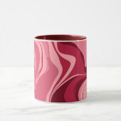 Lebhafte, rosa Wirbel der Leidenschaft Tasse (Zentrum)