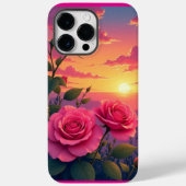 Lebhafte Rose Case-Mate iPhone Hülle (Rückseite)