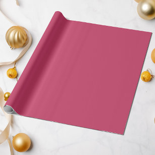 Lebhafte Rose Deep Pink Solid Color #ca3f67 Geschenkpapier