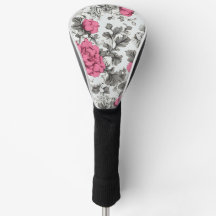Lebhafte Rose Golf Head Cover