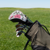 Lebhafte Rose Golf Head Cover Golf Headcover (In SItu)