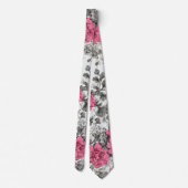 Lebhafte Rose Krawatte (Rückseite)