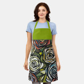 Lebhafte Rose Schürze (Getragen)