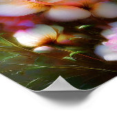 Lebhafte Rosen Poster (Ecke)