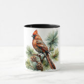 Lebhafte rote Berries mit üppig grünen Blätter Tasse (Zentrum)