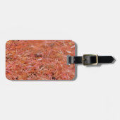 Lebhafte rote Herbstreben Gepäckanhänger (Vorderseite horizontal)